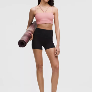 Nouvelle Collection Été – Soutien-gorge de Sport Sexy à Bretelles Fines, Rembourré, Dos Croisé Ouvert, Sensation Peau Nue, Doux, pour Entraînement et Fitness, Grandes Tailles Femme - Product Image 4