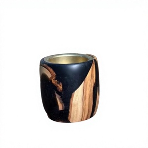 Quemador de Incienso Bukhoor de Resina y Madera de Acacia Hecho a Mano con Elegancia del Desierto, Moderno Soporte Árabe para Oud, para Decoración del Hogar y Regalos de Ramadán - Product Image 1