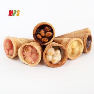 Cône de durian croustillant en gros, mini gaufres croustillantes, biscuits sucrés, forme de crème glacée, cônes en chocolat, bouchées - Product Image 4