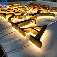 Lettres LED personnalisées en acrylique rétroéclairées et logos lumineux