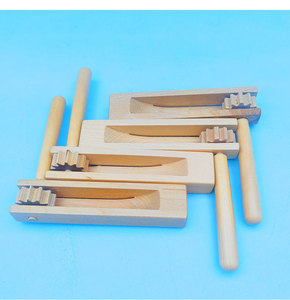 Castagnette en bois, instrument de percussion, sonoriseur, claquettes à main, vente en gros - Product Image 5