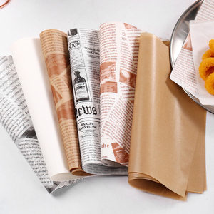 Phân Hủy Sinh Học Tốt Bán Tùy Chỉnh Thức Ăn Nhanh Bánh Hamburger Bao Bì Mô Giấy Bánh Sandwich Thực Phẩm Gói Không Thấm Mỡ Giấy Với Logo - Product Image 2