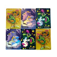 Sachet de rappel de cartes à collectionner en métal, personnalisé OEM, imprimé, durable, à coins arrondis, avec feuille holographique exquise
