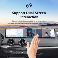 MOOKAKA 12.3 + 12.3 pouces voiture double écran système Android pour Audi Q2L 2018-2020 lecteur de voiture GPS Navi stéréo DSP WIFI caméra de recul