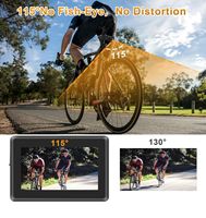 PZvision 1080P HD Rückfahrkamera mit Nachtsicht, Weitwinkel, Wasserdicht IP67 für Fahrrad-Sicherheit beim Radfahren