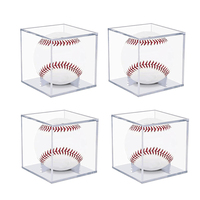 Boîte de présentation en acrylique pour balle de baseball de qualité supérieure, protégée contre les UV, de la marque Huacent, pour balle de taille officielle