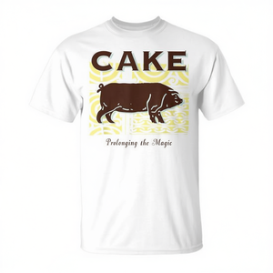 Camiseta Cake Prolonging The Magic blanca para adultos, unisex, cuello redondo, manga corta - Product Image 3