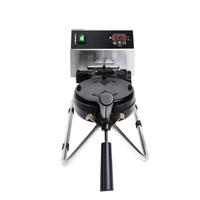 Machine commerciale de gaufrier électrique d'acier inoxydable avec le boulanger de gaufre de certificat de la CE pour le magasin de dessert