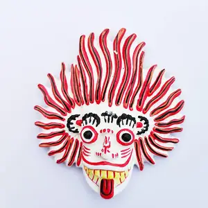 Смола Sri Lankan дьявольские маски для украшения кухонных магнитов на холодильник