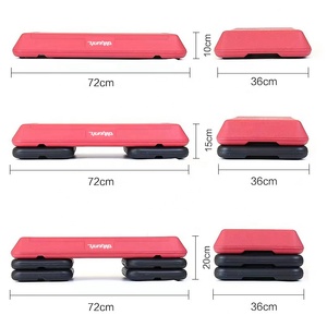 Großhandel 28 Zoll Verstellbarer Aerobic-<span class=keywords><strong>Stepper</strong></span> mit Vier Stufen Fitness-Übungsplattform Trainer-<span class=keywords><strong>Stepper</strong></span> - Product Image 2