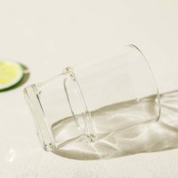 Vente en gros de gobelets en verre de bambou de haute qualité de 7oz pour la fête en buvant du thé ou du café
