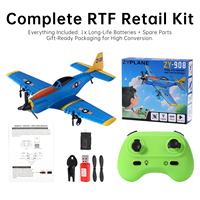 Avion RC P-51 Mustang 2CH 2.4G en mousse EPP, planeur télécommandé de 150 m, prêt à la vente