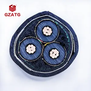 GZATG 4 Core 4x35mm2 4x70mm2 4x95mm2 4x300mm2 YJV/YJLHV/YJV22/YJV62 Pvc / Xlpe Cable de alimentación de cobre aislado