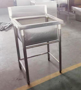 VICTORY Évier de cuisine à une cuvette en acier inoxydable Équipement de restauration pour hôtels et restaurants - Product Image 5