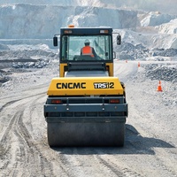 Compacteur de sol CNCMC 12 tonnes, capacité de montée de 35 %, TRS12, force de compactage de 250 kN, pour accès aux mines, pentes et routes