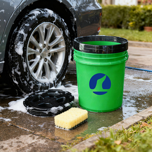 Nhà Máy Bán Buôn Mờ 20 Lít Rửa Xe Xô Với Xử Lý Chất Lượng Tốt 5 Gallon Xe Chi Tiết Xô Với Gama Nắp - Product Image 3