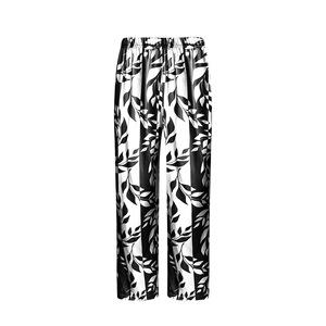 Completo Casual Primaverile/Estivo, Regalo per la Festa della Mamma, Set di 3 Pezzi <span class=keywords><strong>in</strong></span> <span class=keywords><strong>Raso</strong></span> Stampato Ecologico per <span class=keywords><strong>Donna</strong></span>, Manica Lunga - Product Image 5