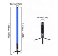 4PCS Avec Sac de Transport/IP65 Outdoor Battery LED Tube Light 5in1 RGBWA LED Wireless Remote Control PIXEL TUBE Stage Light
