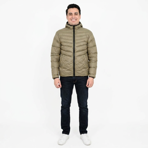 Men's High Quality puffer jacket Custom Design Streetwear With <b>Thick</b> Trendy Zipper Closure Plus Size Warmth <b>Coats</b> - Product Image 1