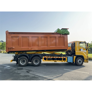Camion compacteur à benne basculante ISUZU GIGA, camion à ordures à bras hydraulique, benne basculante 20 tonnes, système de levage par crochet - Product Image 3