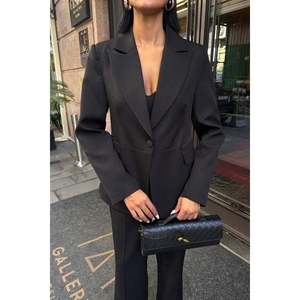 Conjunto de Traje Premium para Mujer <span class=keywords><strong>Sobe</strong></span>, Negro, Manga Larga, Antirarrugas, Elegante, Estilo Otoñal - Product Image 1