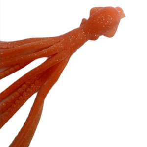 4 pièces/sac, 10 cm, 3,5 g, leurres de pêche à l'octopus lumineux/UV, leurres de pêche à l'octopus à action lente, jigging en eau salée, trolling, leurres souples, jupes de calmar, appâts marins - Product Image 6