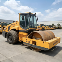 Compacteur routier vibrant d'occasion Shantui SR22M 22t à entraînement mécanique en stock