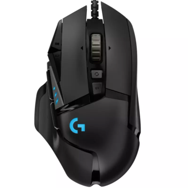 Logitech G502 Hero 16000dpi Wired Gaming Mouse Rgb LED Black 11 Usb Plastic Technology Optical 11 Programmable Buttons Rival 710
