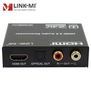 LINK-MI Hdmi 18Gbps Audio-Extractor Met Audio Downmix 4K @ 60Hz Cec Hdr Spdif Of L/R Analoge Audio Converter