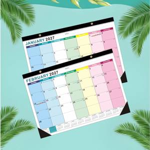 <span class=keywords><strong>Calendrier</strong></span> mural et de bureau numérique A3 18 mois 2026-2027 pour usage professionnel - Product Image 4