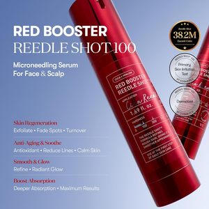 Siero Viso Red Booster Reedle Shot 100 da 50ml per Pelli Sensibili con Formula all'Acido Ialuronico - Rivitalizzante Cutaneo - Product Image 2