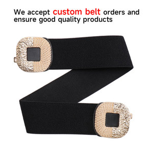 <span class=keywords><strong>Ceinture</strong></span> <span class=keywords><strong>large</strong></span> élastique pour <span class=keywords><strong>femme</strong></span> JULUN avec double boucle carrée, nouvelle <span class=keywords><strong>ceinture</strong></span> tendance automne-hiver pour chemises, robes, manteaux - Product Image 6