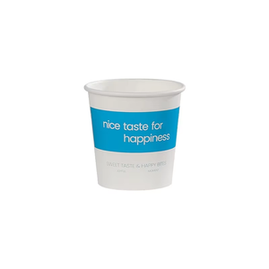 Vasos de Yogur y Helado Certificados para Uso Alimentario, Material Grueso, Impermeables y Resistentes a la Grasa, con Cuchara, para Empaque de Panadería, Cafetería y Comida para Llevar - Product Image 1