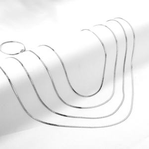 Cadenas de Oro de Acero Inoxidable 14k, Accesorios para Collares, Cadenas de Oro Sólido 18k, Cadena de Rodillo Tipo Cuerda - Product Image 6