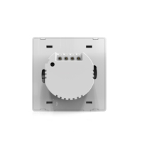 Sakelar Lampu WiFi SIXWGH Dual PC Smart Switch 2 Gang dengan Timer Smart Life dan Kontrol Suara Standar EU UK, Cocok untuk Penggunaan di Rumah