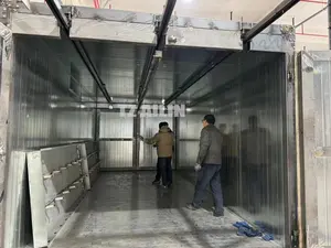 Ailin Factory Custom Environmental Friendly Manual Powder Coating Equipment With Painting Booth Curing Oven Conveyor Rail System
