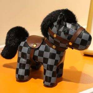 High Quality Super Soft Plush Horse Pendant Keychain Toy Year <b>Mascot</b> Simulation Unisex - Product Image 4