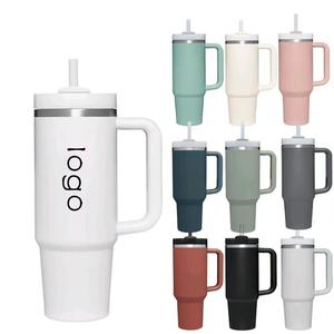 Tasse à café bouteille d'eau isolé sous vide double tasse traitement de <span class=keywords><strong>voyage</strong></span> sublimation 40 oz mur de paille tasse en acier inoxydable - Product Image 1