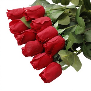 Rosa Artificial de Tallo Único, Alais, Realista al Tacto, Hidratante, Estilo Ins, Decoración del Hogar, Boda, Flor para Arreglos Florales - Product Image 1