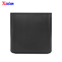 Écran LED portable pour cabine DJ, façade personnalisée de forme incurvée, signal stable pour des effets visuels époustouflants lors de soirées en direct