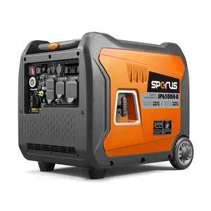 Powerful 6.5KW Silent Electric Petrol Gasoline Inverter Generator With Handle And Wheels