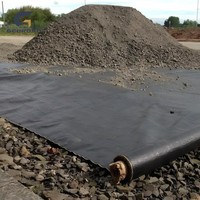 Tela Geotextil Industrial Tejida para la Construcción de Carreteras y la Estabilización del Suelo, Material PP PET, Resistente a Desgarros y Ecológico