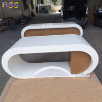Table de bureau moderne de luxe et crédence Italie Mobilier de bureau Google Desk Élégant ensemble de bureau pour patron exécutif