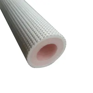 IXPE foam embossed with PE film white color foam sheet for Polyethylene foam insulation pipe