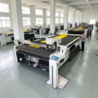 Plotter de corte con cuchilla oscilante para impresión en máquina de cama plana