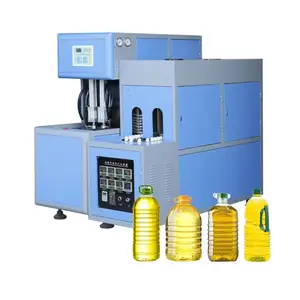 Bakolie Fles Blaasvormmachine Semi-Automatische 2 Holte Plastic 5l Fles Maken Machine Te Koop