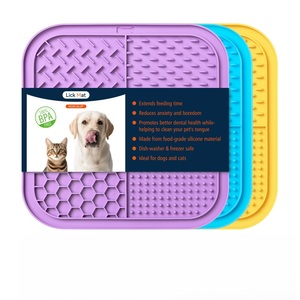 Tapis de léchage pour chien en silicone durable, non toxique, pour l'alimentation lente des animaux domestiques, pour chiens et chats - Product Image 1