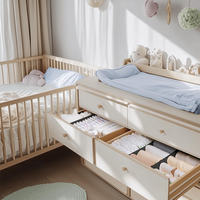 Boîtes de rangement pour vêtements, décoration de la maison, organisateurs de tiroirs pour bébé, solutions d'organisation de tiroirs