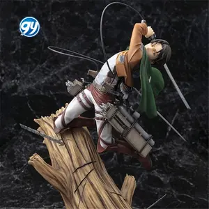 GY Brave-Act mainan tokoh aksi Anime totobukiya Ackerman PVC 28cm Attack On Titan Artfx J Levi