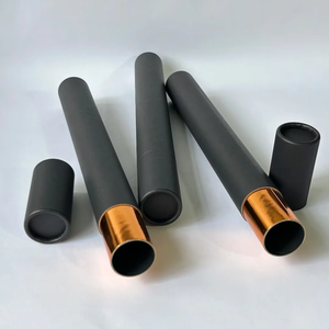 Tube en papier cylindrique fin personnalisé fait à la main, recyclé, écologique, design à poussoir disparaissant, emballage de haute qualité, couleur personnalisée - Product Image 1